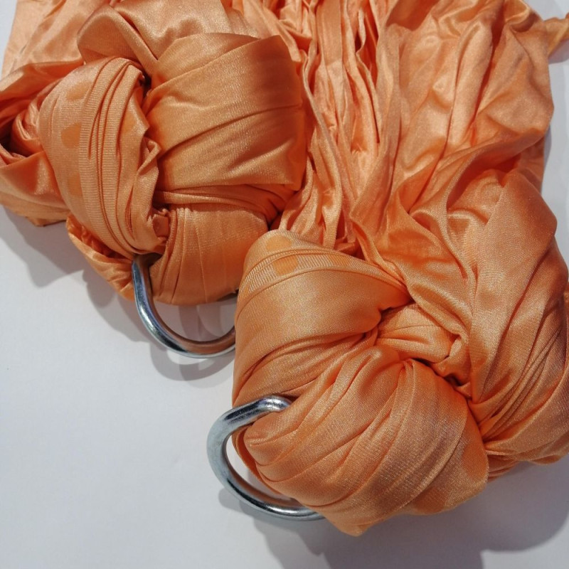 Tangerine Orange Aerial Yoga Hammock - 6.5 yards