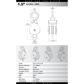 Omni-Block SWIVEL PULLEY