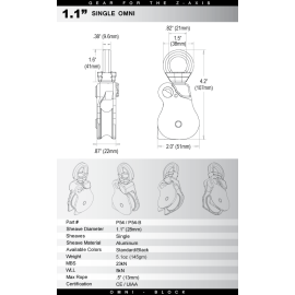 Omni-Block SWIVEL PULLEY