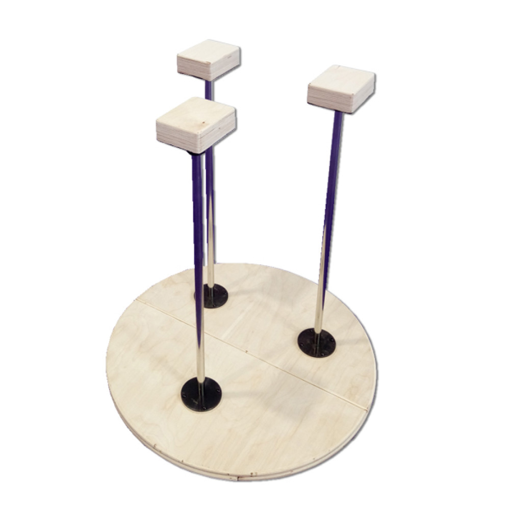 Handstand Triple Canes (1 x Rotational) - Pro - 50 cm tall