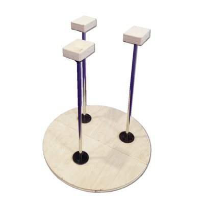 Handstand Triple Canes (1 x Rotational) - Pro - 50 cm tall